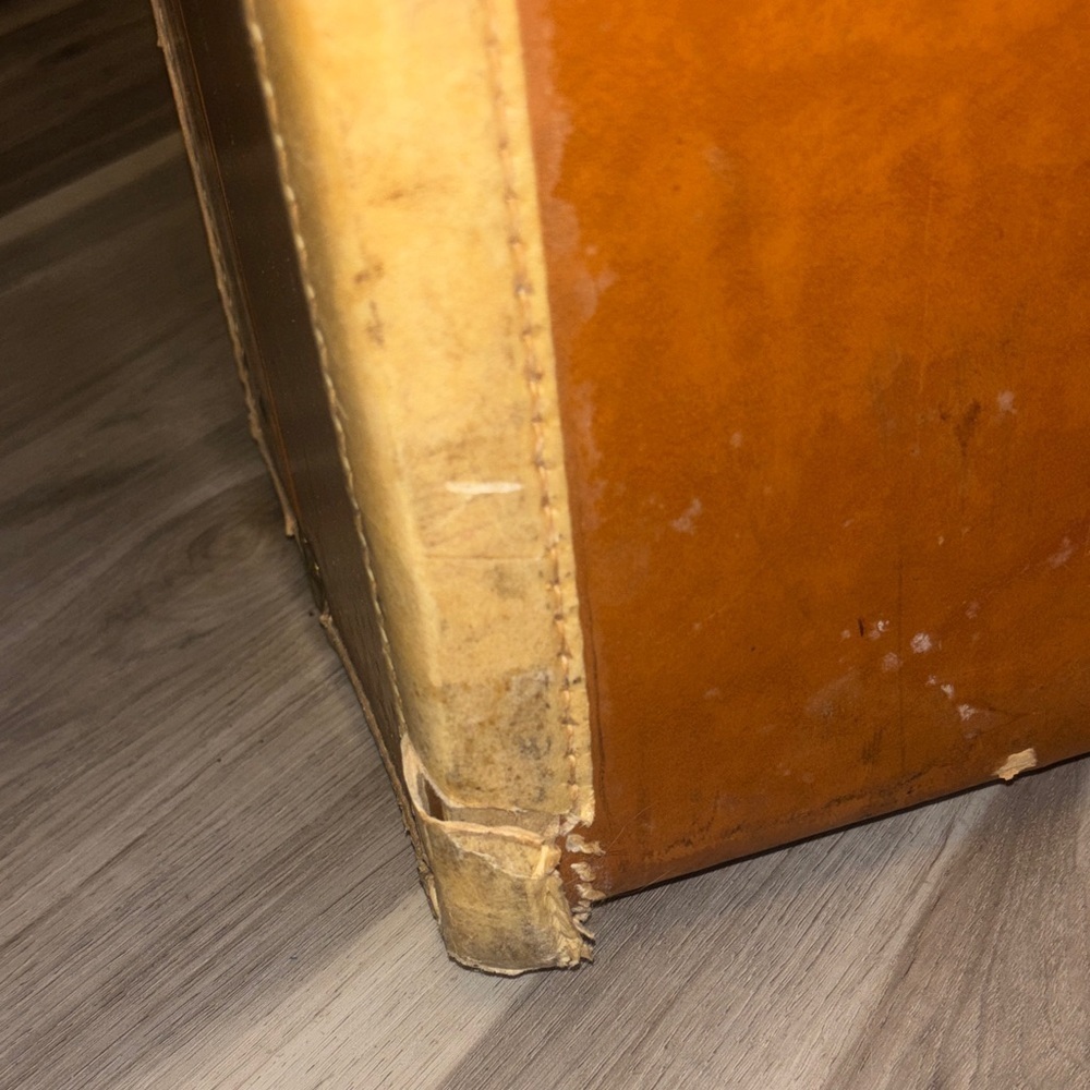 Christie Baggage Vintage Brown Suitcase - Picture 10 of 12